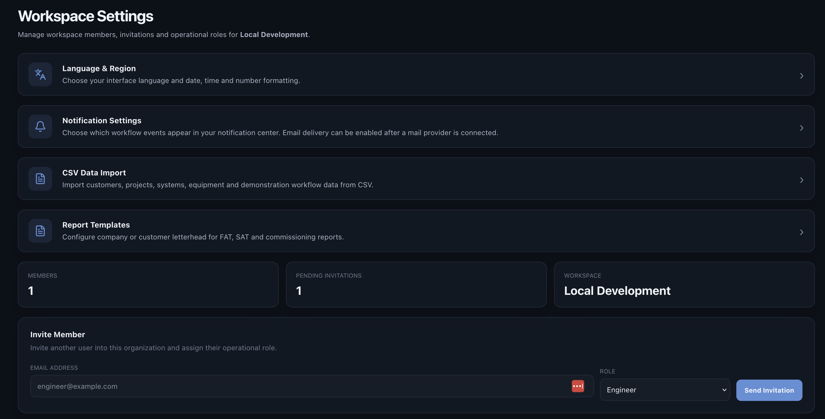 Valtoroq invite member screen